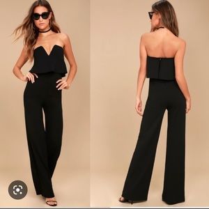 Lulus Power of Love Black Jumpsuit